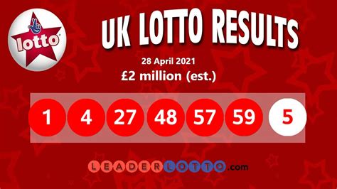 last week's lottery results